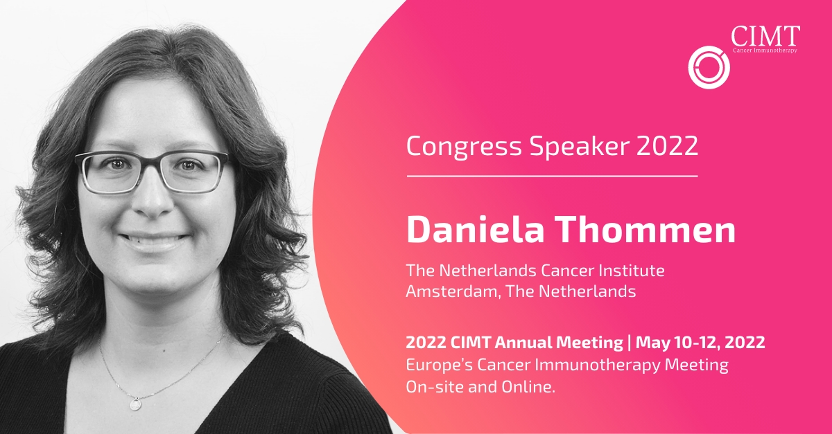 Hear from Daniela Thommen <a href="/NKI_nl/">The Netherlands Cancer Institute</a> on dissecting and modulating reactive anti-tumor immunity in patient-derived tumor fragments 
#CIMT2022 on-site and online #cancerimmunotherapy 
meeting.cimt.eu