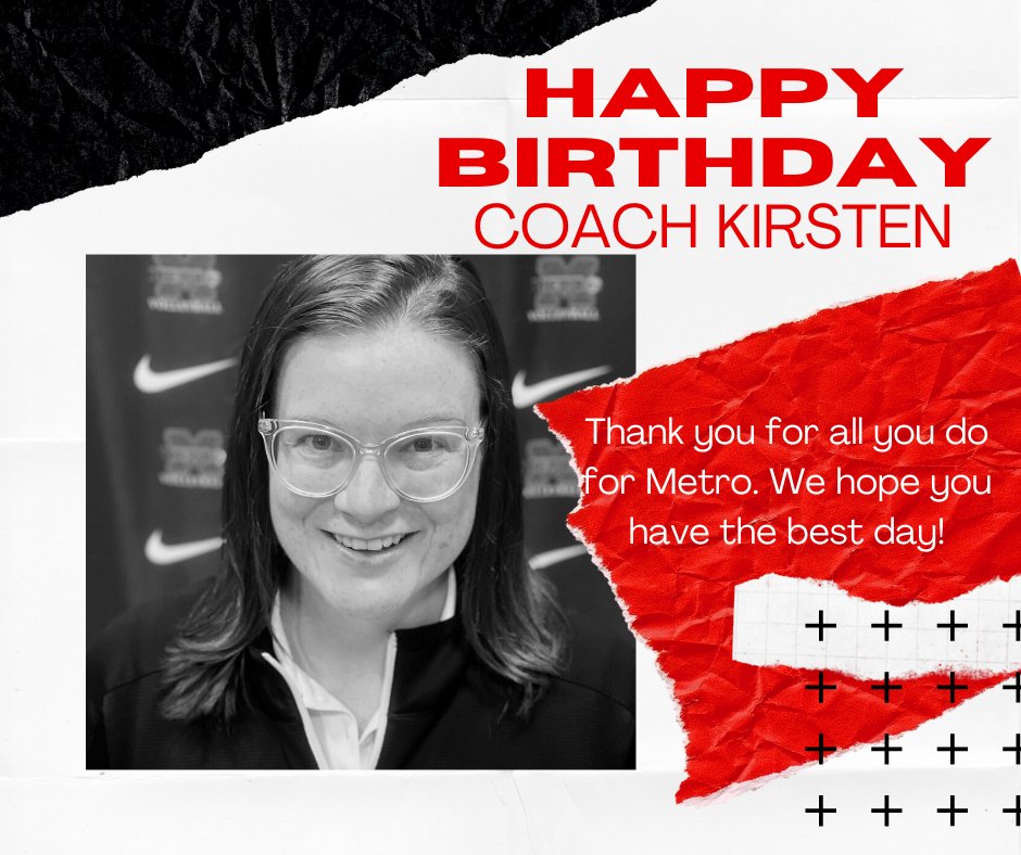 Happy Birthday, Coach Kirsten!🎊 We hope you have the best day. Metro is so lucky to have you! #metrobirthdays #metrocoachesarethebest #happybirthday #metrostrong