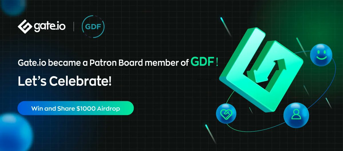 Gate's tweet image. 🎉#Gateio $1000 GIVEAWAY

🤩 To celebrate #Gateio become the Patron Board of @GlobalDigitalFi 

✅Follow @Gate_io
✅Like &amp;amp; Quote tweet with #GateiowithGDF
✅Tag 3 Friends

20 lucky winners will share $1000 when the retweet reached 3000!

#GDF #digitalassets