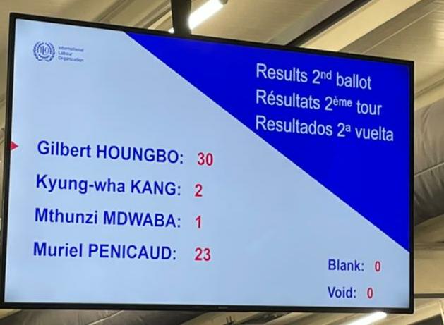 Gilbert Houngbo, ex primer ministro de Togo, acaba de ser electo Dir. Gral. de OIT. En su postulacion habia reiterado que "la paz universal y duradera sólo puede establecerse si se basa en la justicia social", segun se dice en la constitución del organismo.