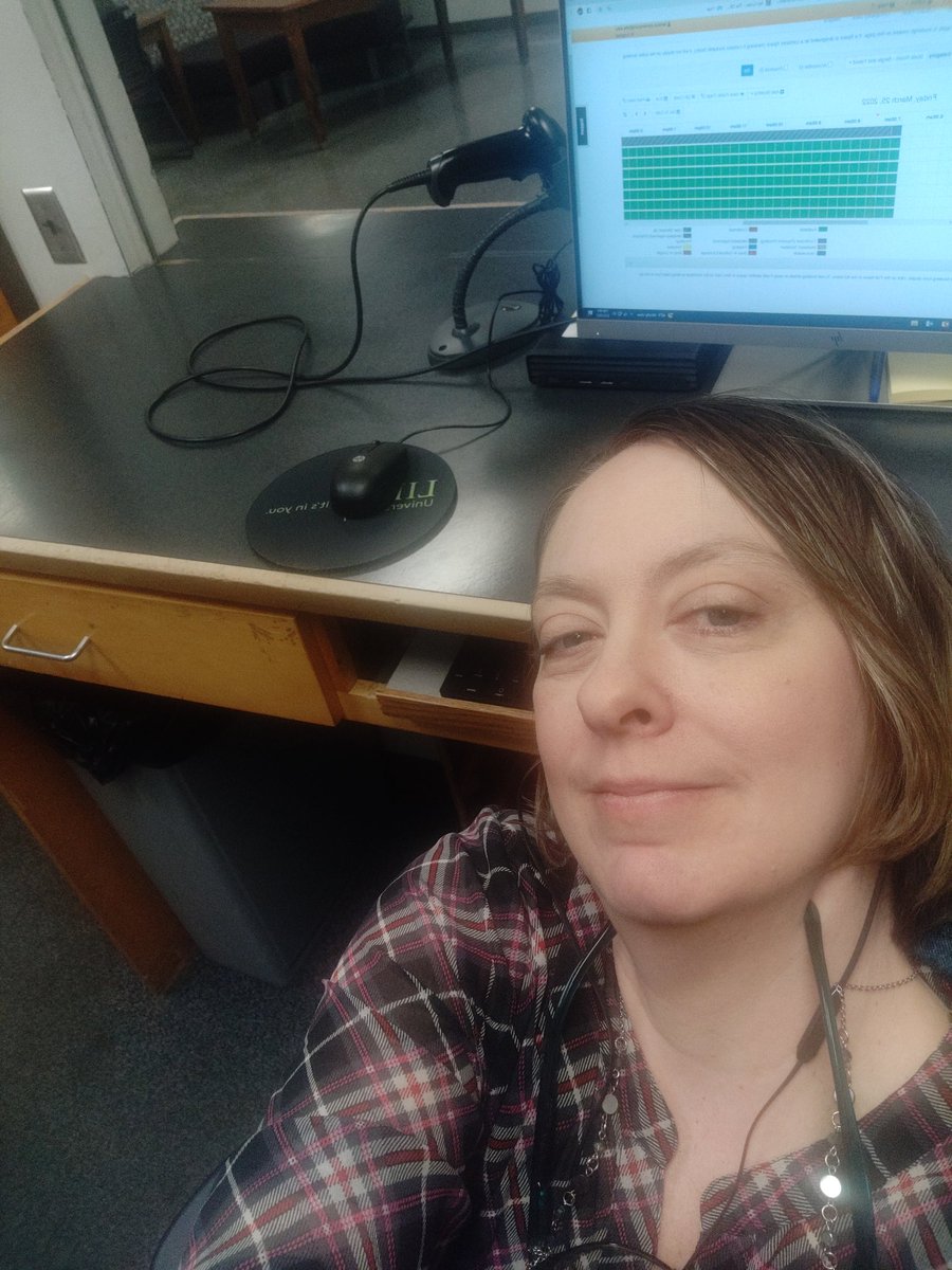 TeresaLibrary's tweet photo. The look you have at work when you know you're close to being done with the social media project #LIS7423 https://t.co/7L53ogALoP