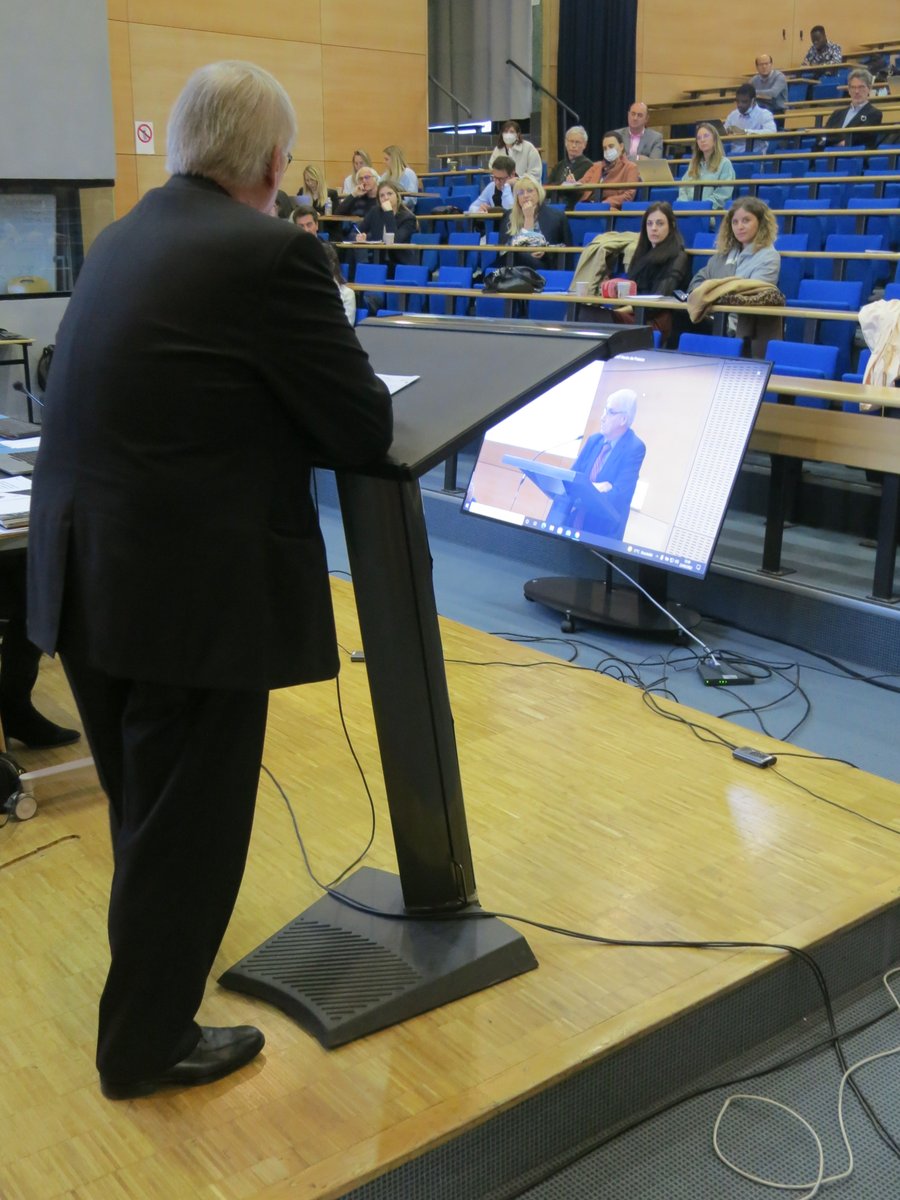 istnf's tweet photo. Que faut-il attendre de la réforme de la santé au travail ? La synthèse du professeur Paul Frimat. Fin de la première session, faculté de droit de Lille, amphi Cassin. https://t.co/UW35zLjjdj