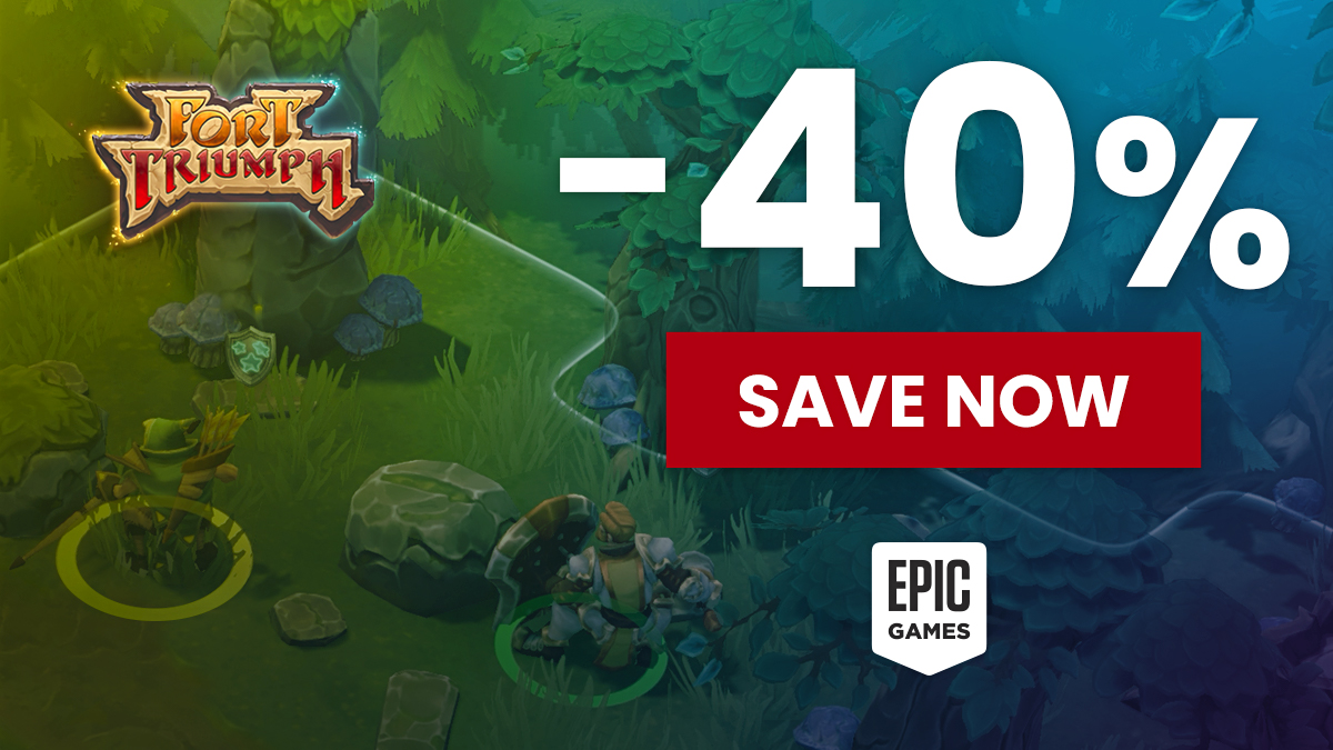 Adventurers! #FortTriumph is now on sale on the <a href="/EpicGames/">Epic Games Store</a> Store. Get the game 40% off before April 7 and save some gold coins and the world!

Buy Now ⚔️ bit.ly/FortTriumph_Ep…

#IndieGames | #EpicGamesStore | #TurnBased
