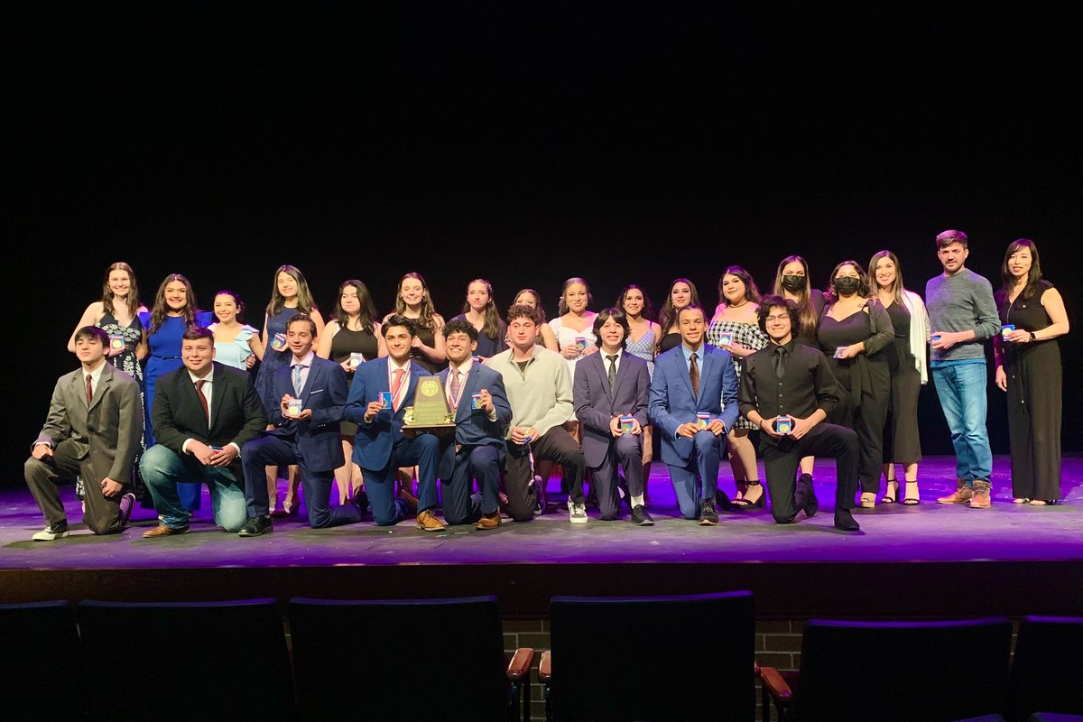 TMHSThespians's tweet photo. Headed to Area along with Zapata and Calallen!
All-Star Cast: James Garcia
Honorable Mention Cast: Alli Srygley, Adam Alvarez, Nick Theiss, Daniel Jimenez, Marc Miller, Miranda Garcia, Ariana Cruz, Chrisiana Turcios, Adam Flores
All-Star Crew: Chris Almaguer
#bidistrictchampions https://t.co/BYEUgQcnOB