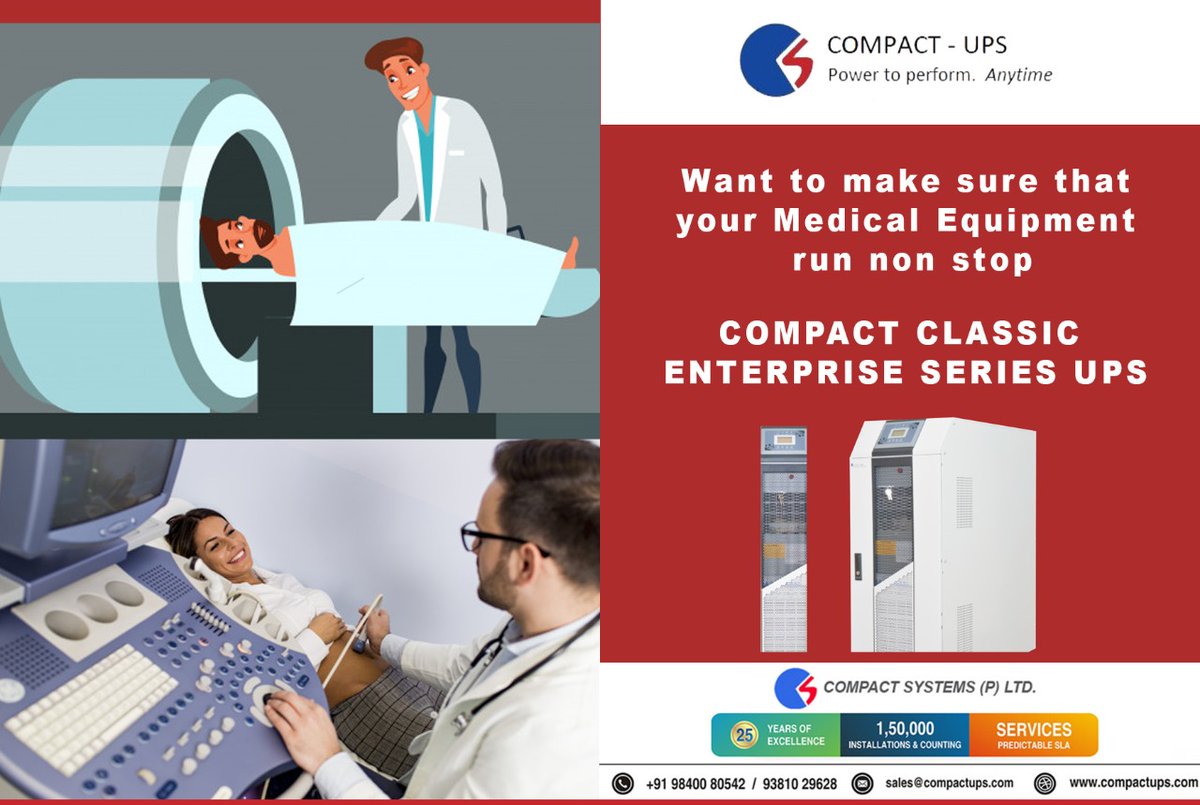 compactsystems1's tweet image. Visit - compactups.com #medicalequipment #equipment #classicseries #Ups #powerups #upsonline #upsoffline #upssystems #upsbattery #nomorepowercuts
