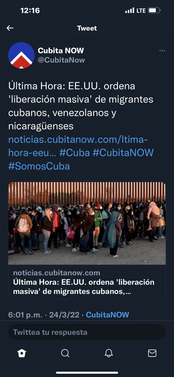 <a href="/USEmbCuba/">Embajada de los Estados Unidos en Cuba</a> Pero que les pasa si ustedes mismos dan facilidades para que eso siga ocurriendo . Propician la inmigración ilegal obstaculizando cada vez más la vía legal y dándole beneficios al ilegal
