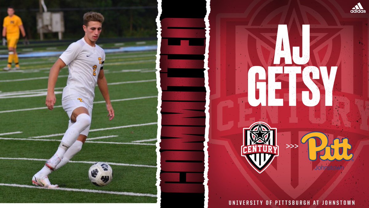 Congrats to AJ Getsy who will further his academic and athletic career at the University of Pittsburgh at Johnstown! #RepCentury