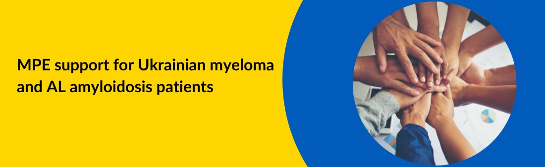 MPE is working on developing information for Ukrainian #myeloma and #ALamyloidosis patients seeking access to cancer services in different countries. Below find relevant information and links for Ukrainian patients. ▶️ mpeurope.org/mpe-support-to… #Ukraine️ #SupportUkraine