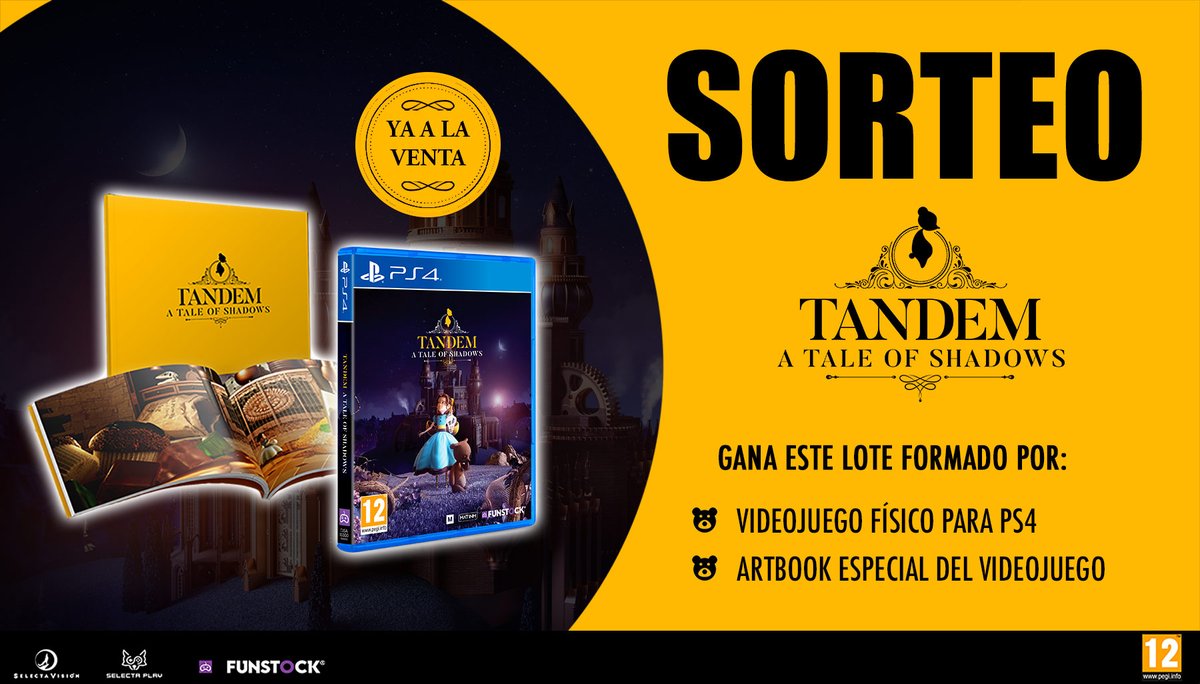 SelectaPlay's tweet image. #SORTEO Por el lanzamiento hoy de #Tandem A Tale of Shadows en ediciones físicas para PS4 y Switch, sorteamos este lote de:

🎮Videojuego físico para PS4
📙Artbook

Solo tienes que:

1⃣ Seguirnos @SelectaPlay 
2⃣ RT
3⃣ Mencionar @ 1 amigo fan de los juegos de suspense🔍

¡Suerte!