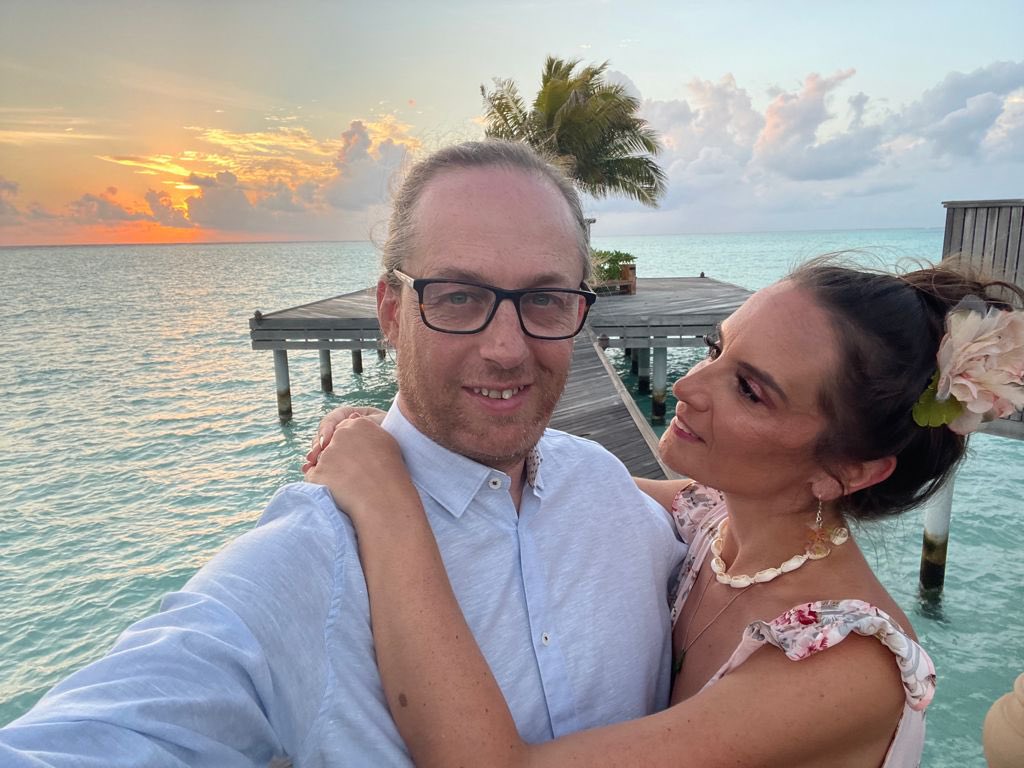 DaisyFOverton's tweet photo. @SimonCalder Yes our honeymoon! Was absolutely epic once in a lifetime last year to the Maldives. Will never spend that money again, won’t ever be able to spend that money again, but it was utter perfection! @jimfosterfish https://t.co/Ac84lM9ncQ
