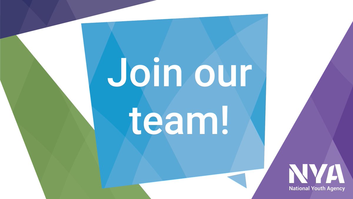 We're recruiting!

Visit our jobs page below for more information on these 4 roles  👇 👇

 🔹 NYA Academy Principal
 🔹 Youth Work Specialist
 🔹 Youth Participation Worker
 🔹 Administrator

Apply by 23:59 on 24th April

nya.org.uk/about-us/jobs/