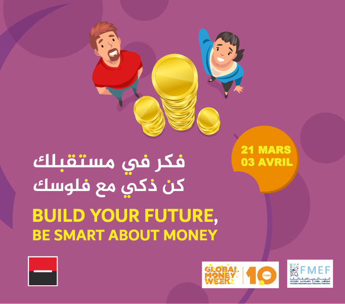 Société Générale Maroc participe comme chaque année à la Global Money Week organisée par la Fondation Marocaine pour l'Education Financière (FMEF) dans le but de rapprocher les jeunes du monde de la finance.

#GMWBuildYourFuture #GMWBeSmartAboutMoney #GMW2022