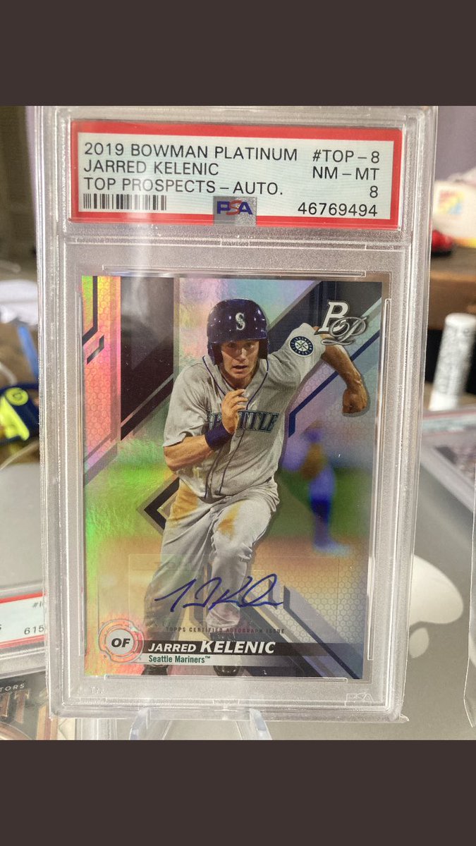 valpori's tweet photo. $75 shipped kelenic auto @HobbyConnector @Hobby_Connect @sports_sell @CardboardEchoes https://t.co/R7zXAlGXSs