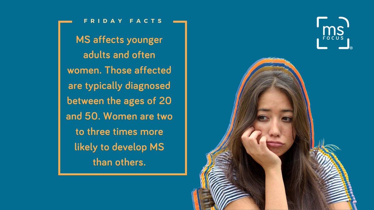 MS_Focus's tweet photo. When the diagnosis is made when the person is over 50, it's usually called late-onset MS. Older adults sometimes have a more complex diagnosis due to other age-related conditions with similar symptoms.

#msfocus #findingyourplace #msawareness #msresearch #fridayfacts https://t.co/MFGE9ffM0W
