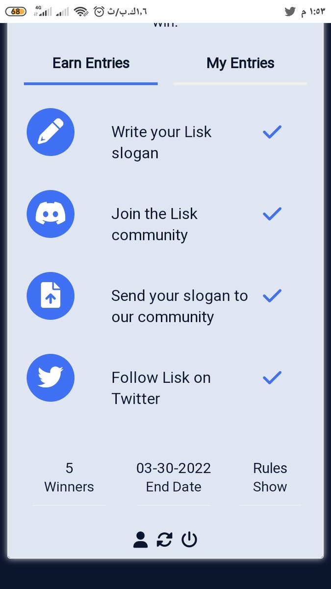 Ab0_Maria's tweet photo. @LiskHQ Done β
#LiskPowerOfBlockchain
#LPB π₯π₯π₯ https://t.co/i4RUGZ8jpC