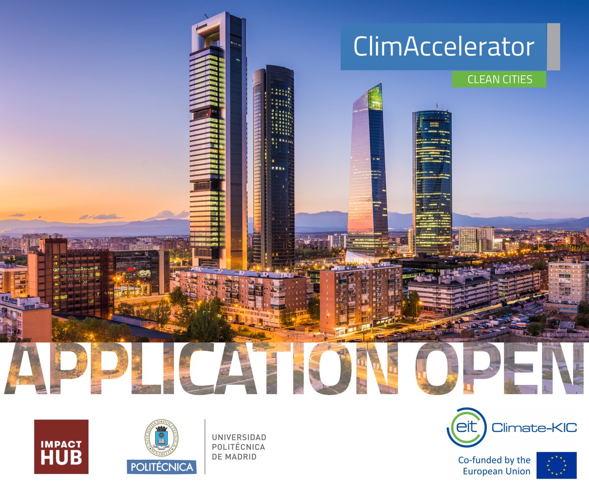 La_UPM's tweet photo. ¡Inscripción abierta para todas las startups! Presenta tu candidatura hasta el 12/04 para una plaza en el programa #CleanCitiesClimAccelerator. ¡Es tu oportunidad de conseguir hasta 25.000 euros en
financiación + formación!
Más información en https://t.co/s1M0aXYAhW
#somosUPM https://t.co/mWdDNwF9GQ