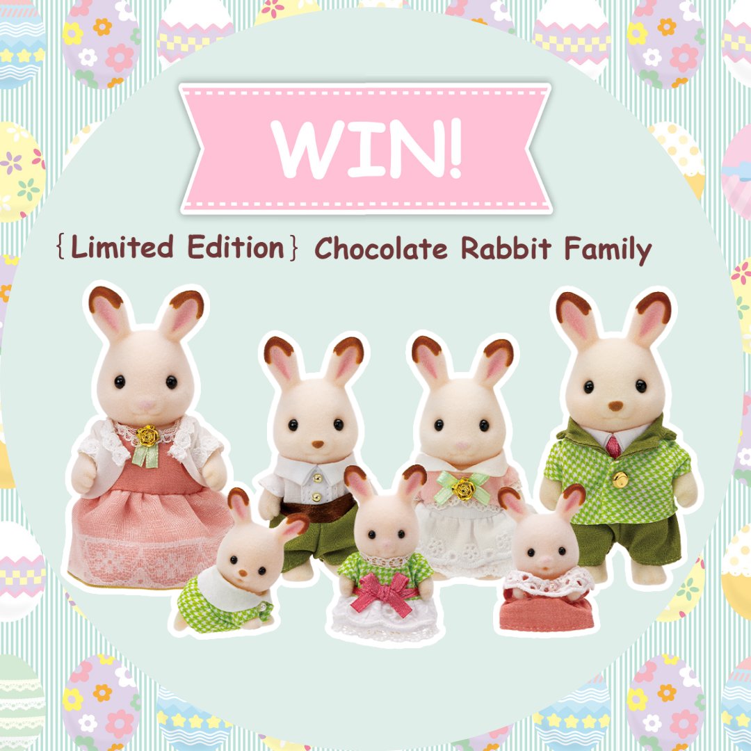 What’s Easter without Chocolate? You can win your very own Online Exclusive Limited Edition Chocolate Rabbit Family set just in time for the Easter weekend. 😮 🍫 🐰
 
To enter, simply Like this post and comment a friend below. 🥰
 
Terms and Conditions available on request.