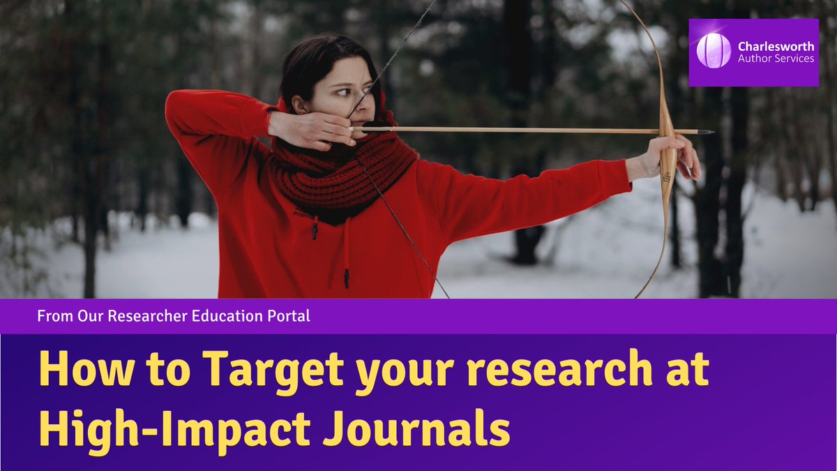 CWGAuthors's tweet photo. Targeting a high #ImpactFactor journal for your paper? Target right with the insights and tips in this article.🎯
Read here. 👉 https://t.co/DITY8cn2IE
#HelpingResearchersShine🌟 #ResearcherEducation #JournalSelection #ECRchat #AcademicTwitter https://t.co/8ssNT1Z3Tc