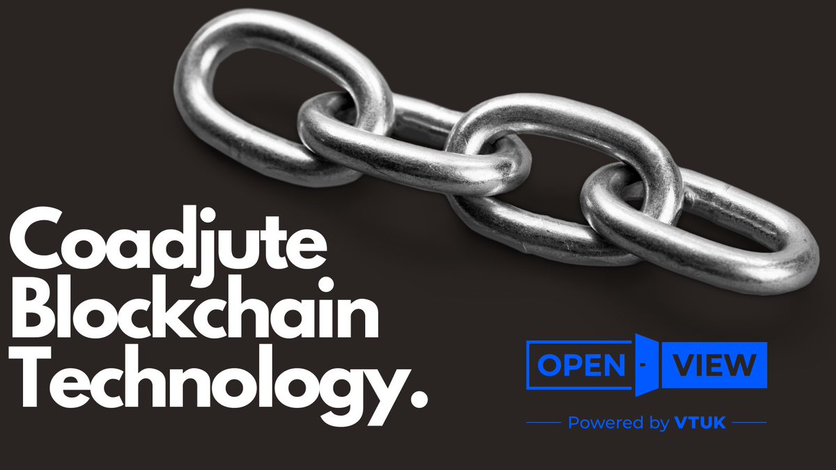 Now Is The Time To Work Together ⛓️ Coadjute Blockchain Technology.. speak to us here at @VTUK