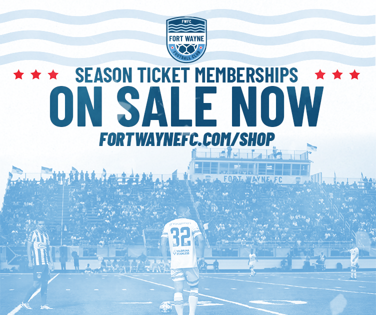 Season ticket memberships are available for purchase! 

Visit fortwaynefc.com/shop for more info.