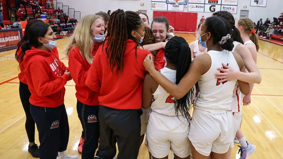 TheBrockPress's tweet photo. For the second straight season, the OUA women’s basketball final will be played between the Brock Badgers and the Rams, after both programs secured semifinal wins last night. Read the full recap here:

Critelli Cup rematch set between Badgers and Rams | https://t.co/Ly5Am5pwgU https://t.co/poSofCjyHd