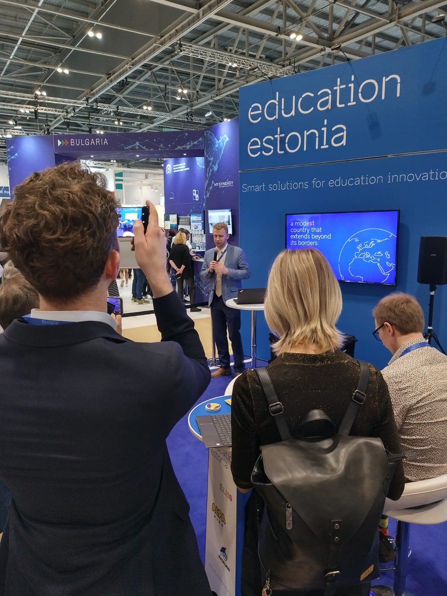 Overheard at @Bett_show: 'Are the rumours true of Estonia being as digitally advanced as they say?!' The truth is that we have the #EdTech solutions and can back it up. #education #Bett2022