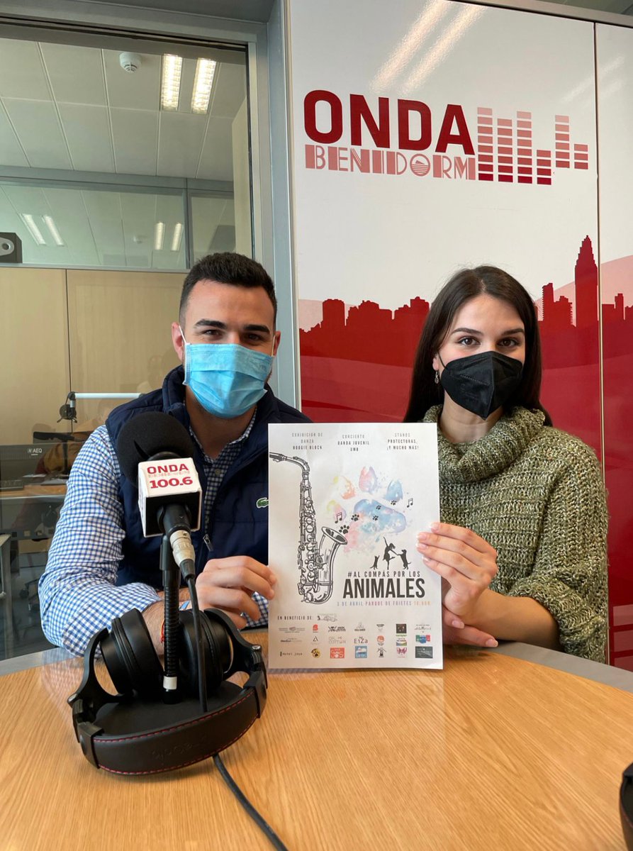 ondabenidorm's tweet photo. BENIDORM ES CULTURA - Hoy Jaime Jesús Pérez viene acompañado por LAURA RODRÍGUEZ, que el próximo 3 de abril organiza un evento con las mascotas como protagonistas a beneficio de la protectora de animales de Benidorm.👇
https://t.co/zq95hqJvGd

#Benidorm
#Cultura
#KoalaGardenlgp https://t.co/hwMJvWhcOM