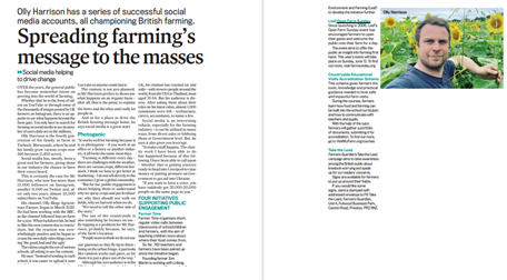 LEAF_Education's tweet photo. Great to see @agricontract speaking about how he connects with the public in this weeks @FarmersGuardian.⭐🌾🐄🚜🐝👀
A great mention of @OpenFarmSunday, #CEVAS training and #FarmerTime as a few different ways to connect with the public on farm too 👏 https://t.co/DLdAtI7VLC