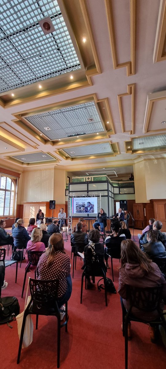 roubaix's tweet image. Présentation du futur @URBX_Festival de #Roubaix dans les locaux de l'ancienne Banque de France... Qui a encore plus hâte que nous que ça commence ?