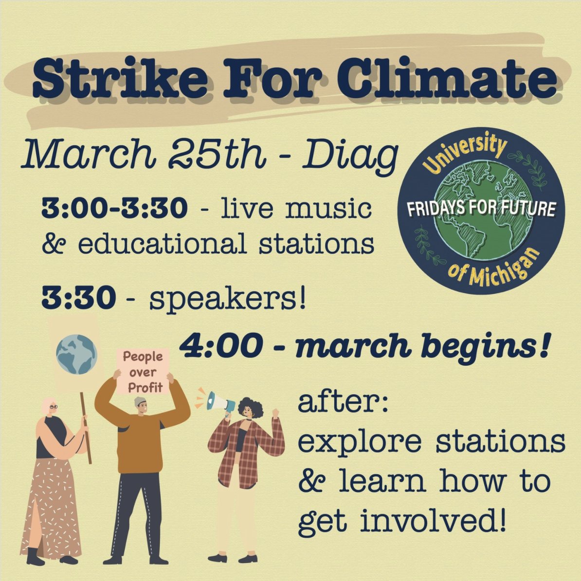 ccl_umich's tweet photo. ‼️‼️ TODAY AT 3 ‼️‼️
#StrikeForClimate #ClimateStrike https://t.co/rlwvsh9nA8