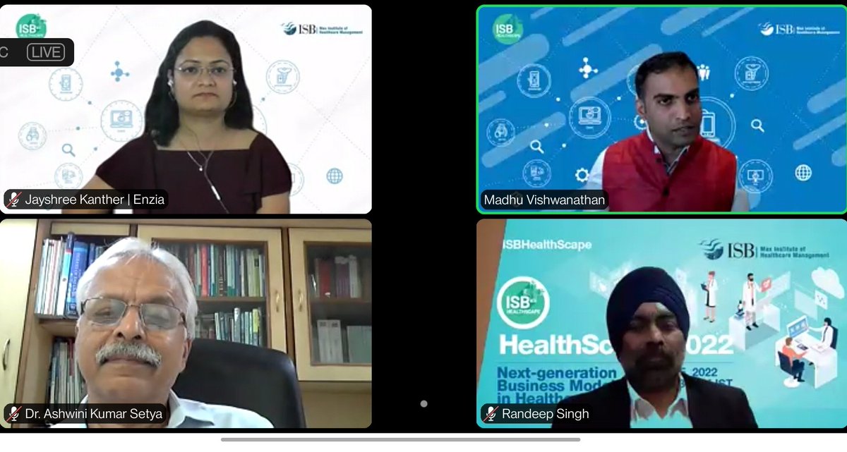 Dr_PragatiSingh's tweet photo. At @ISBedu's #healthscapes panel, Dr. Ashwini Kumar Setya says:
"Medical ethics are very different from business ethics"
while discussing #medtech and #startups in #healthcare
@ISB_Healthcare @EnziaVC @JayshreeKanther @randeepsingh_l @DoxperIndia #healthtech #india #startup https://t.co/rQ8hGiuUPM
