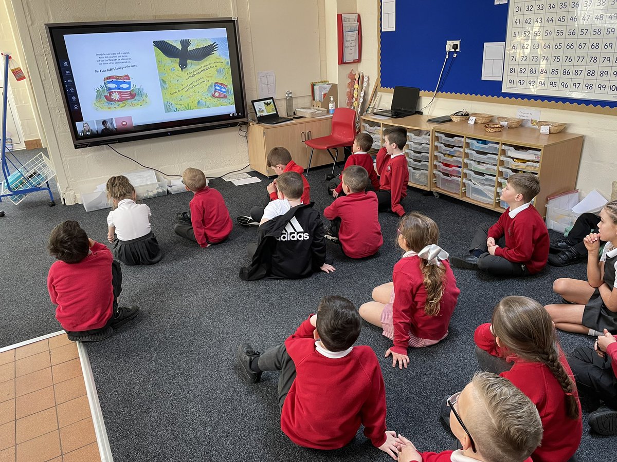 We really enjoyed listening to ‘Somebody crunched Colin’ by Sarah Roberts as part of “The Great Big Schools Clean with Keep Britain Tidy” ♻️ 📖