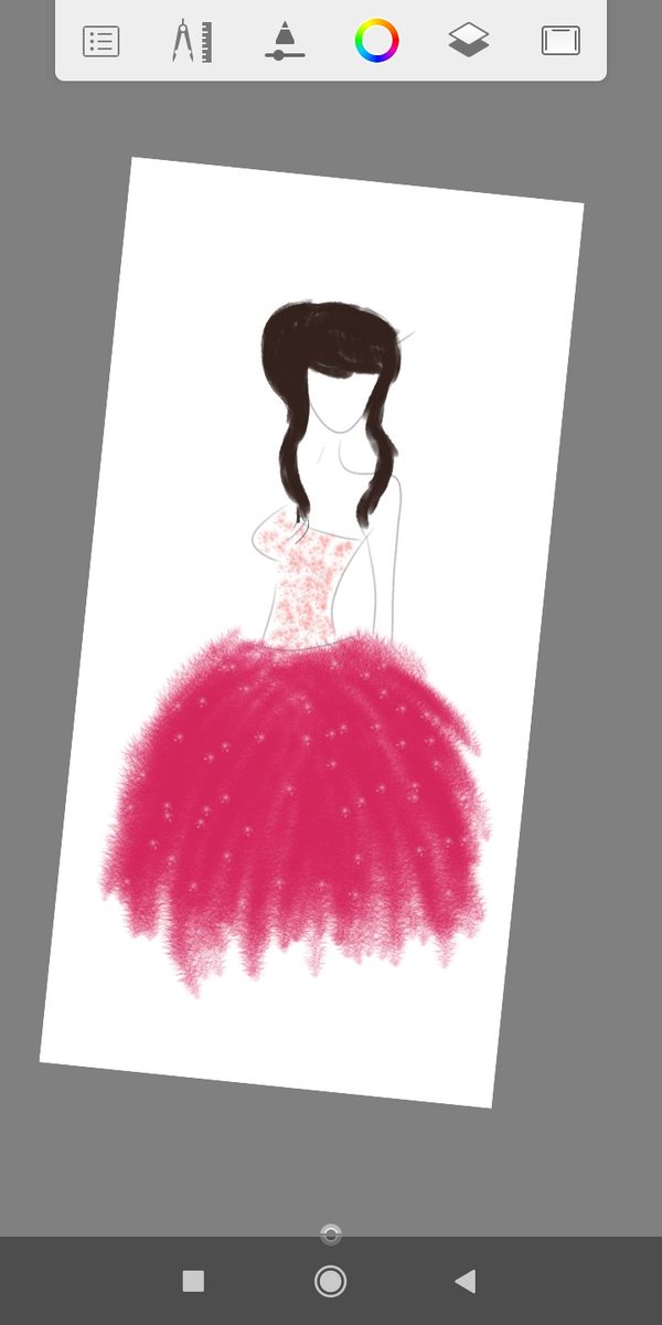 My first digital art 😉 #fashionart #RT #digitalart #digitaldrawing #fashion