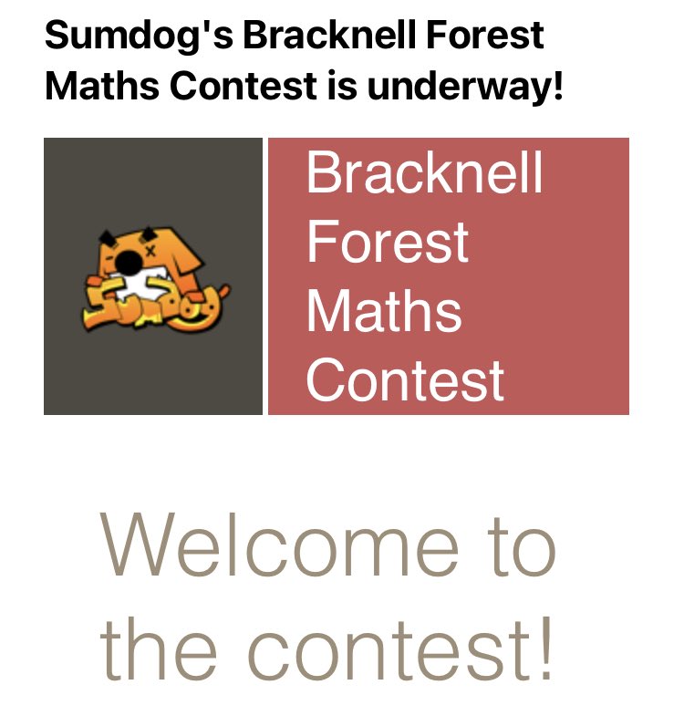 The Sumdog contest has begun. Which class will win the daily certificate by answering the most questions? ⁦<a href="/sandylaneBF/">Sandy Lane School</a>⁩