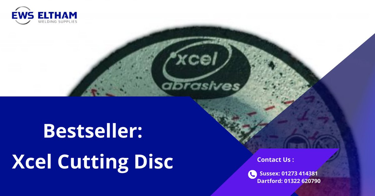 Over 1 million discs sold in the UK!

Xcel abrasives have been cutting and grinding for almost 20 years. A reliable, cost-effective product that more than matches it’s competition⚙️

Shop here: bit.ly/3gQD6ZF 

#weldingequipment #ElthamWelding #ElthamWorkwear