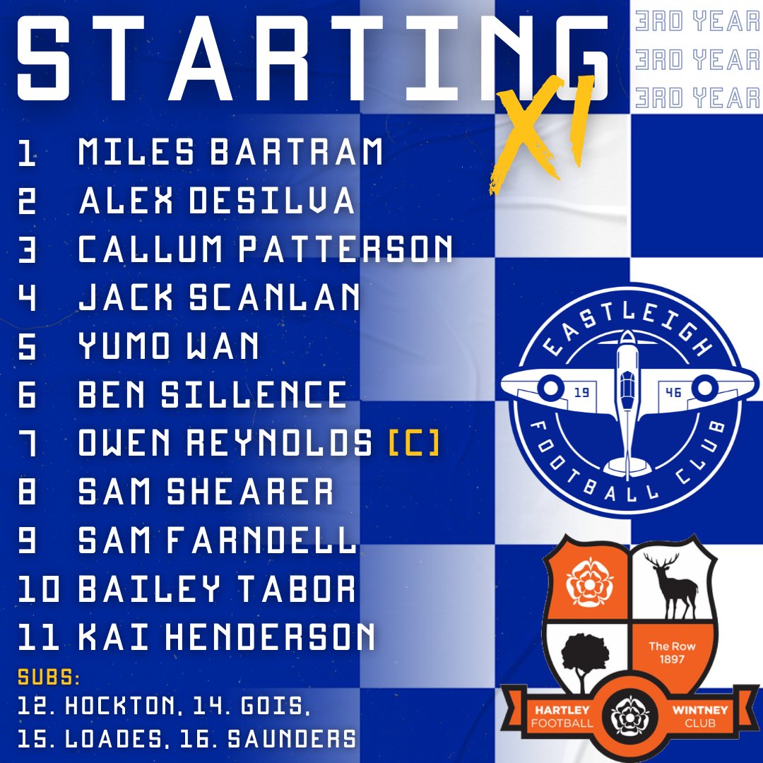 EastleighFCAcad's tweet photo. 📋 Our Third Years are up and running at Stoneham Lane in the F1 @TacticLeague 🙌

Here's how the young #Spitfires line up - good luck, lads! 👊 https://t.co/YKqW1MRWan