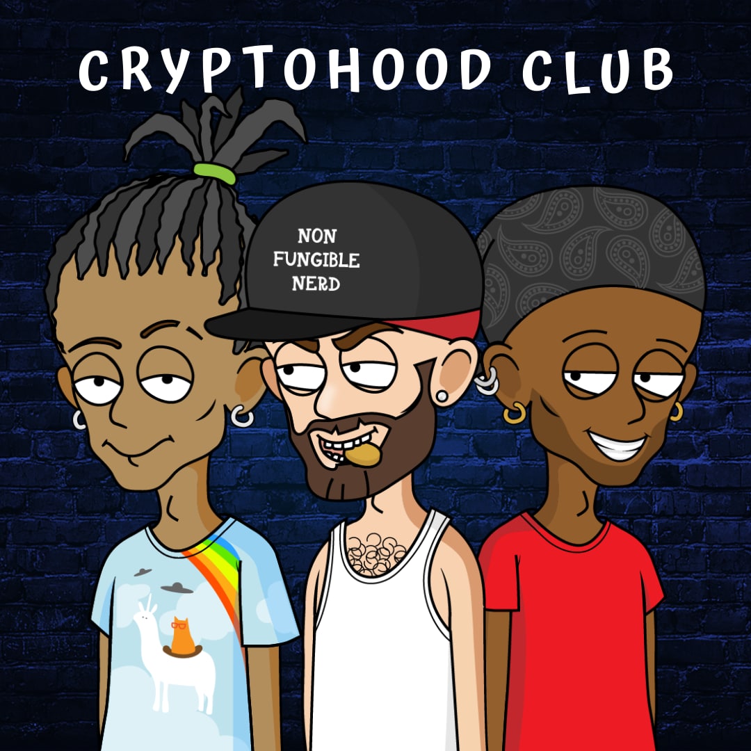 CryptoHoodClub's tweet photo. Hey Crypto Fam, please join our new Twitter account @cryptohood_club. We launch our Nft minting on April 3, 2022 https://t.co/ZwH90srAic