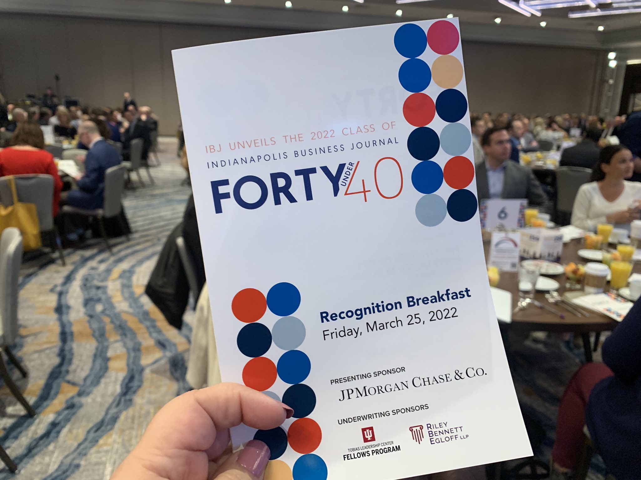 IBJ News on Twitter "The IBJ Forty Under 40 event is getting underway