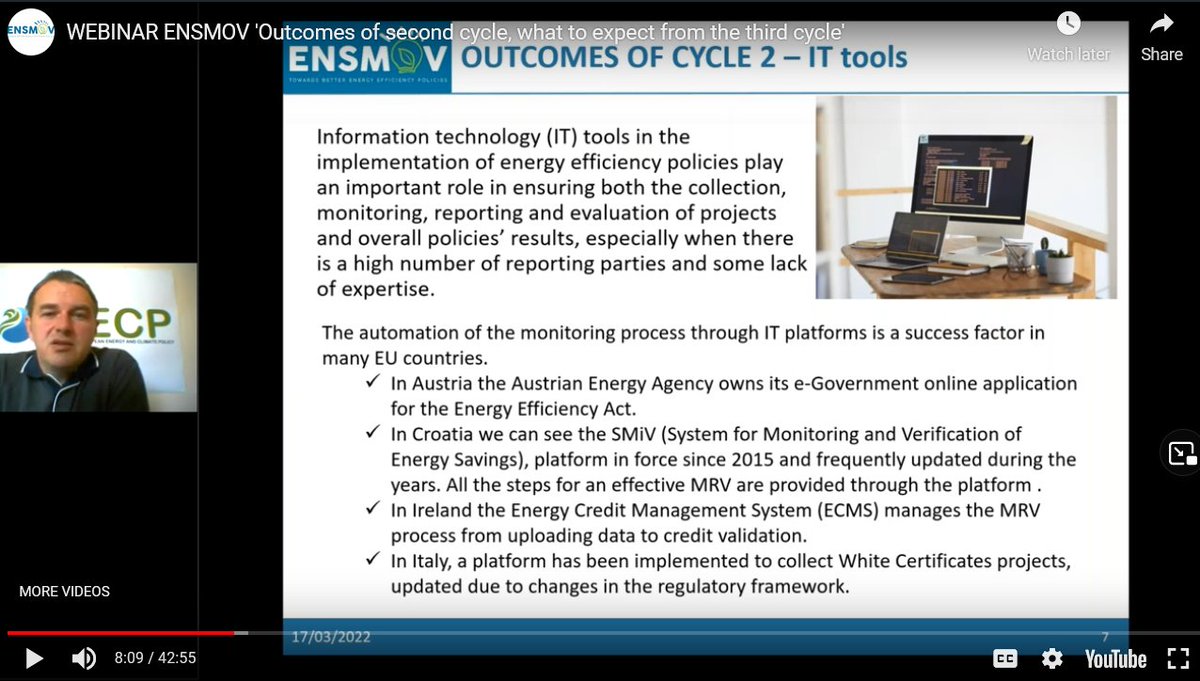 ensmov's tweet image. What have we learned &amp;amp; what’s coming next?

ENSMOV presents results from the project &amp;amp; introduces coming events

Discover what countries have implemented since the project start, the resources available &amp;amp; more!

#article7 #EED #EnergyEfficiencyDirective

ensmov.eu/ensmov-video-w…