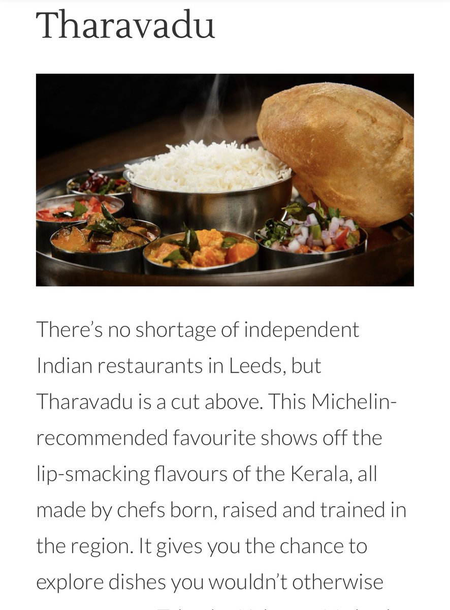 There’s no shortage of independent Indian restaurants in Leeds, but Tharavadu is a cut above. @leedslist #leeds #leedsrestaurants