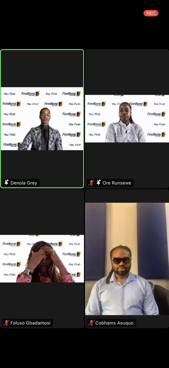 holardamolar's tweet photo. Firstbank webinar is live now !! happening now on zoom
Firstbank will be giving 1M naira to the SMEs at the webinar
Donโt miss out๐ง๐พโโ๏ธ
https://t.co/8vVlfOy0T3
#SheIsAllThat #FirstGem https://t.co/pITsLB5GBU