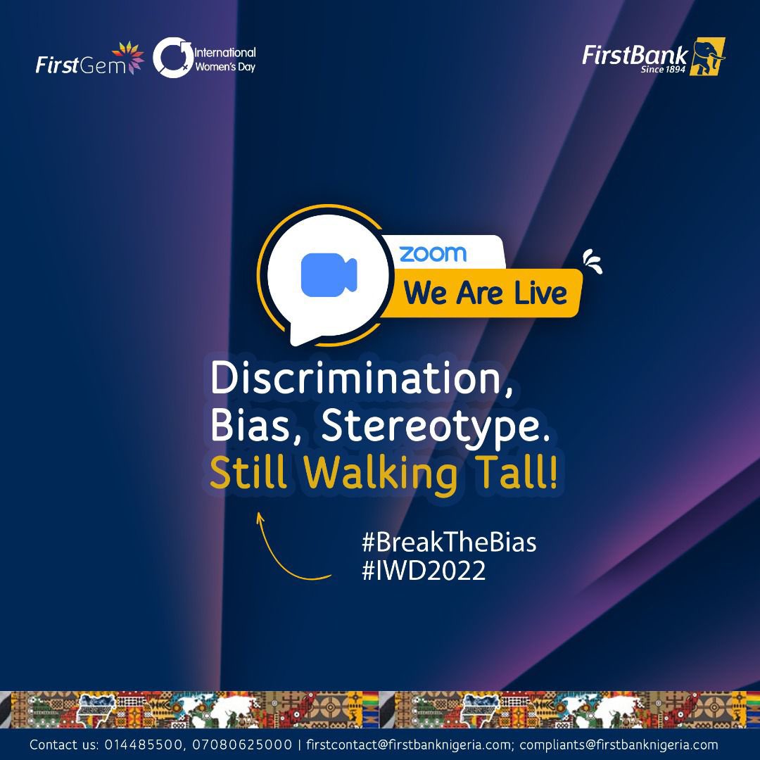 9_11_90s's tweet photo. Yaaaayyy, we are live!
Goodnews, FirstBank is giving a Grant of 1M Naira to SMEs during the webinar and you could be lucky so join quickly to be able to win.
To join use the link;
https://t.co/LKMxWwGiXB
#SheIsAllThat #FirstGem https://t.co/Km9poZvNjs