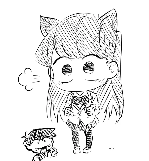 ねんどろいどの古見さん、ネコミミの最高です 
