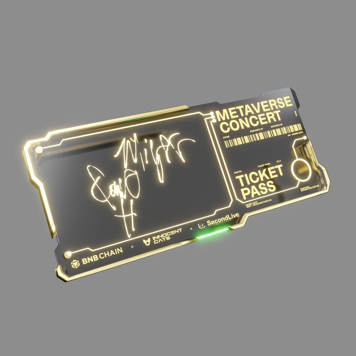 Draw: Ticket x3  72hours

1️⃣ Follow <a href="/innocentcatsNFT/">Innocent Cats</a>
2️⃣ RT &amp; Like 
3️⃣ Tag 3 friends!

INNOCENT CATS Metaverse Concert Announcement

Concert star: Quavo

Ticket WLrules will be announced &amp; open on March 28
Quantity is limited, first come first served, fans and family don't miss it