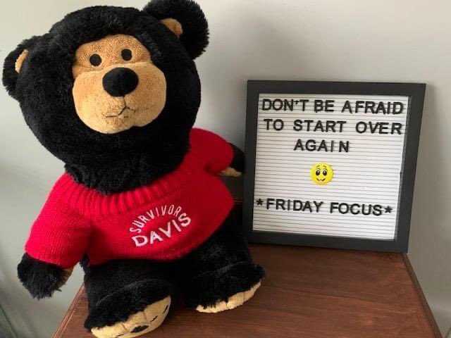 Crashsupportnet's tweet photo. Davis understands that itโs hard to accept the โnew youโ after surviving a #motorvehiclecrash. It may never be perfect but just know that you are doing your best every day & you are not alone. #fridayfocus #survivordavis #crash #crashsupportnetwork #ourmascot #YouAreNotAlone https://t.co/AOXu8bQWDs