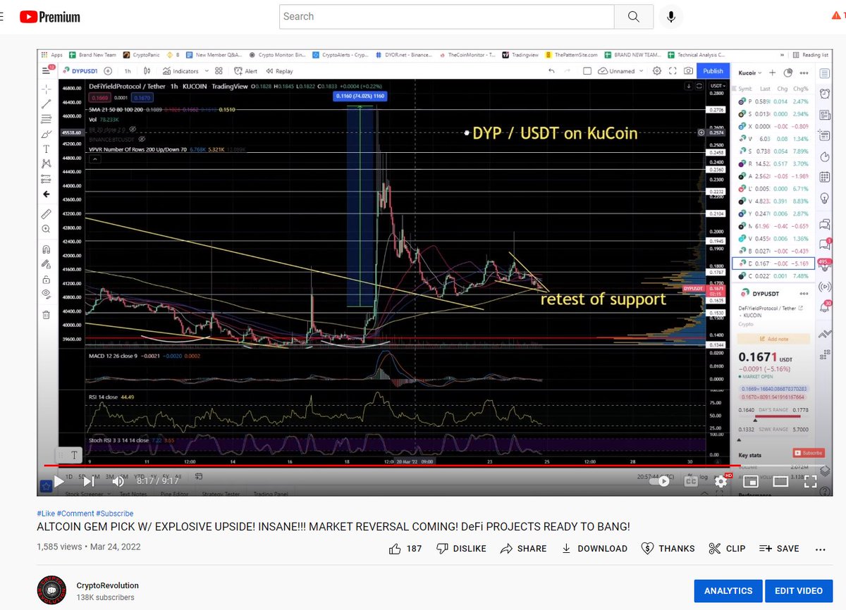 CryptoBTC_Chris's tweet photo. This only gets better, watch!

$DYP +47% Banger posted on YouTube last night!

Easiest money you can make in #crypto!
#WhereTheBangersLive

Subscribe to my channel:
https://t.co/YB5f2fx6ex https://t.co/wIsrDmn33y