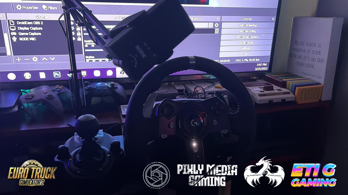 eti_gaming's tweet photo. Join us tonight for some ETS 2! Stream starting at 20:30 + GMT 2 on my YouTube channel!
#ETS2 #youtubefromsouthafrica #etig #eurotruck https://t.co/5Vwjc0wfJ0