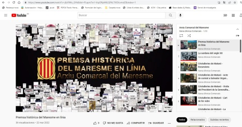 acmaresme's tweet photo. 👂I tu, encara no has vist el nostre darrer vídeo 👀???
https://t.co/PG8yDZOnlC
Veuràs la posada en línia a “#XAC – Premsa” de l’hemeroteca històrica del #Maresme
@patrimonigencat @ccmaresme @RadioLlavaneres @mataroradio @radioarenys @radioargentona @AjuntamentPLF @RadioTordera https://t.co/sLucmATaK1