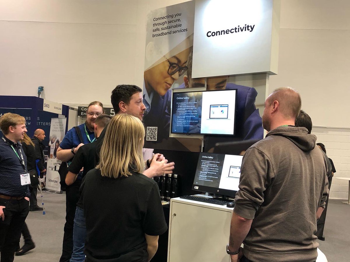 RM__Technology's tweet photo. Day 3 of the @Bett_show is well underway, with a nice buzz on the stand (SN21, near entrance S4). How can RM support your #edtech needs? Swing by our stand and let’s talk. From connectivity to MIS, hardware and managed services, we have it all. See you soon.#RMatBett https://t.co/P55rAAuxNa