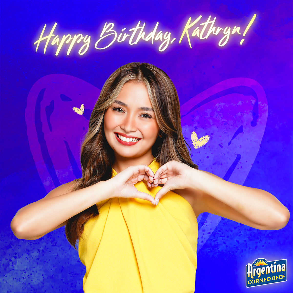 May all your heart’s desires come true <a href="/bernardokath/">KATH 🐘</a>! Happy Birthday! Enjoy! #ArgentinaCornedBeef #PambansangBreakfast #HBDKathfromACB #KathnielLovesACB